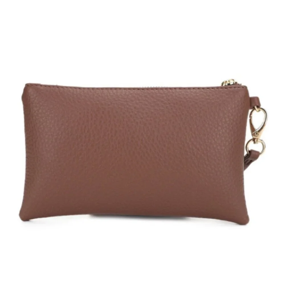2-IN-1 Large Braided Handle Strap Hobo with Matching Pouch Set